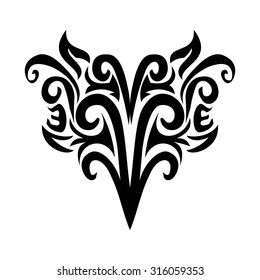 vector ornament In flower style