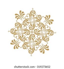 vector ornament In flower style