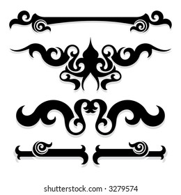 vector ornament In flower style
