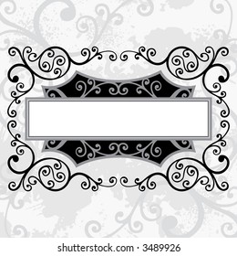 vector ornament In flower style
