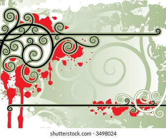 vector ornament In flower style