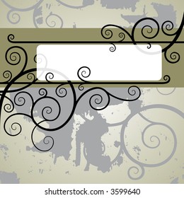 vector ornament In flower style