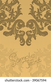 vector ornament In flower style