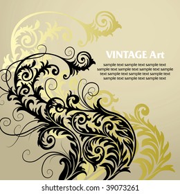 vector ornament In flower style
