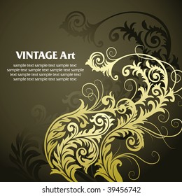 vector ornament In flower style