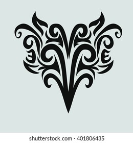 vector ornament In flower style