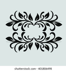 vector ornament In flower style