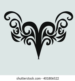 vector ornament In flower style