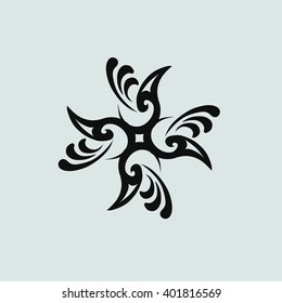 vector ornament In flower style