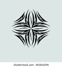 vector ornament In flower style