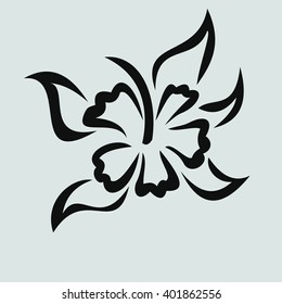 vector ornament In flower style