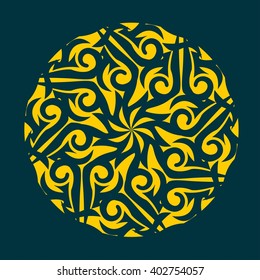 vector ornament In flower style