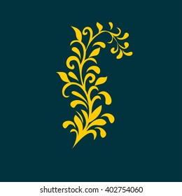 vector ornament In flower style