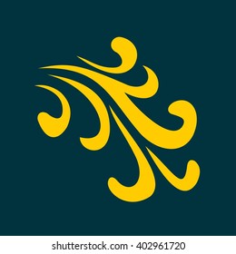 vector ornament In flower style