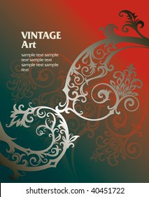 vector ornament In flower style