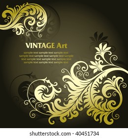vector ornament In flower style