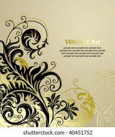 vector ornament In flower style