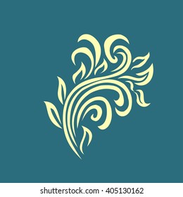 vector ornament In flower style