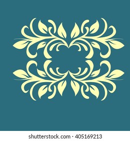 vector ornament In flower style