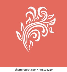 vector ornament In flower style