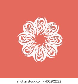 vector ornament In flower style