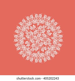 vector ornament In flower style