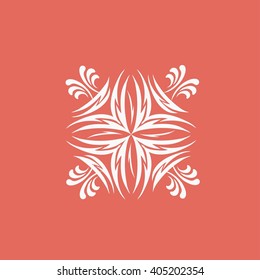 vector ornament In flower style
