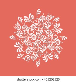 vector ornament In flower style