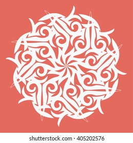 vector ornament In flower style