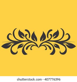 vector ornament In flower style