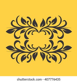 vector ornament In flower style