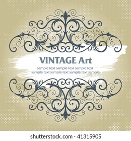 vector ornament In flower style