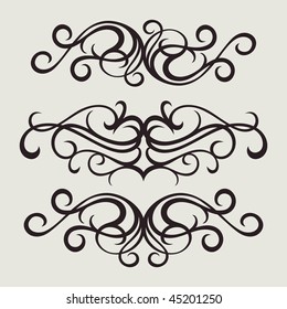 vector ornament In flower style