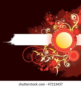vector ornament In flower style