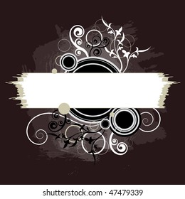 vector ornament In flower style