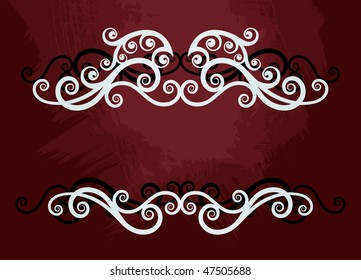 vector ornament In flower style