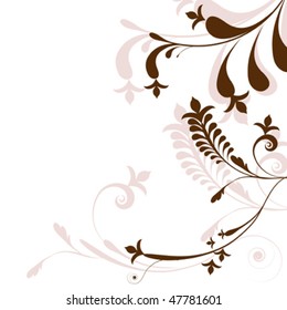 vector ornament In flower style