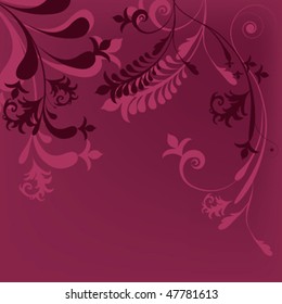 Vector ornament In flower style