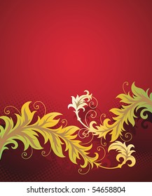 vector ornament In flower style