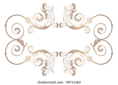 vector ornament In flower style