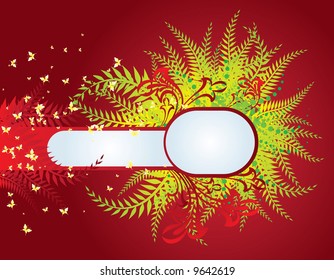 vector ornament In flower style