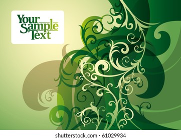 vector ornament In flower style, EPS10
