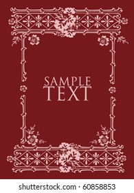 vector ornament frame