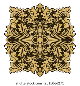 Vector Ornament frame Floral Wedding Decoration