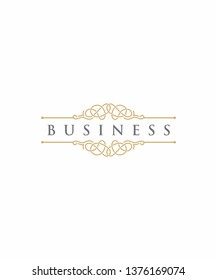 Vector Ornament Frame  Line 012