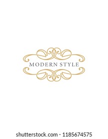 Vector Ornament Frame  Line