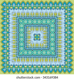 Vector ornament frame. Pattern. Vintage decorative elements. Hand drawn background. Islam, Arabic, Indian ornament.