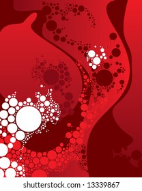 vector ornament In grunge style