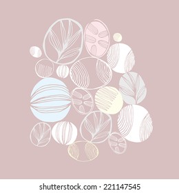 Vector ornament illustration, Beautiful background, abstract background.