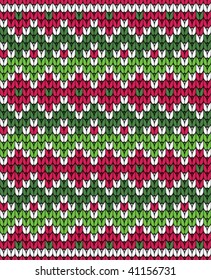 Vector ornament for knitting